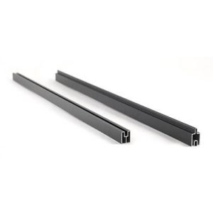 bund og top skinne sort