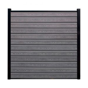 komposithegn basis profil sort m/ sorte alu stolper